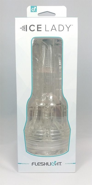 Мастурбатор вагина Fleshlight Ice Lady Crystal, напівпрозорий матеріал і корпус F19006 фото