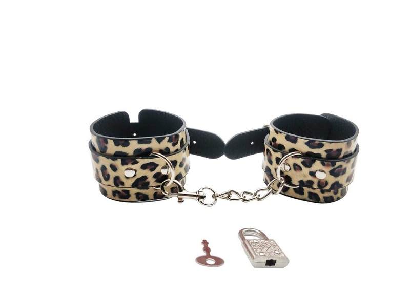 Набір MAI BDSM STARTER KIT Nº 75 Leopard: батіг, кляп, наручники, маска, нашийник, мотузка, затис SO6581 фото