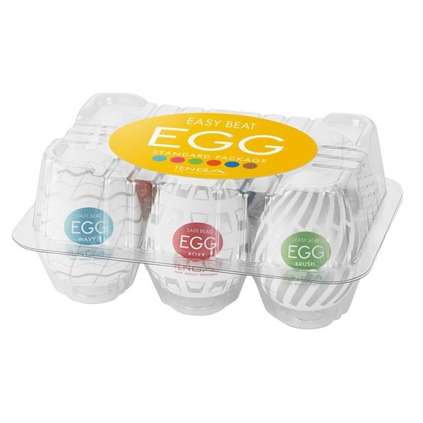 Набір яєць-мастурбаторів Tenga Egg New Standard Pack (6 яєць) SO5493 фото