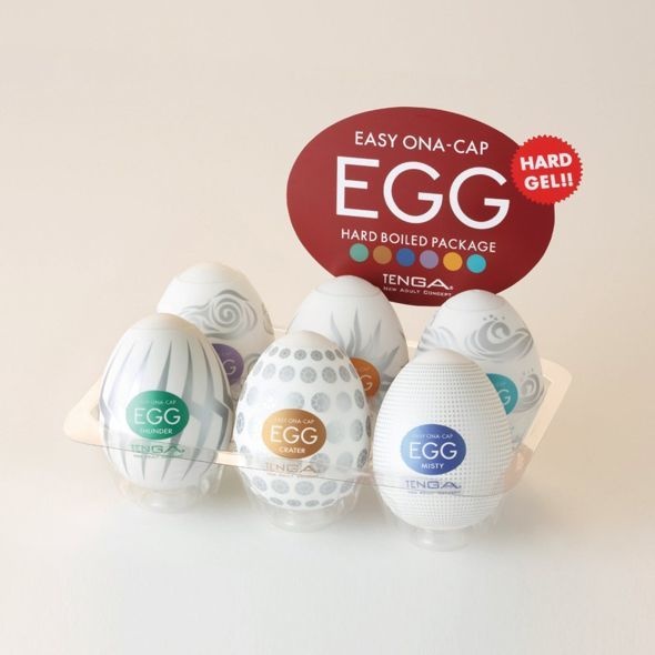 Набір Tenga Egg Hard Boild Pack (6 яєць) EGG-VP62 фото