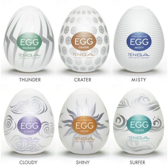 Набір Tenga Egg Hard Boild Pack (6 яєць) EGG-VP62 фото