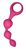 Анальні кульки Alive Triball Pink, силікон макс. діаметр 2 см AD20051 фото