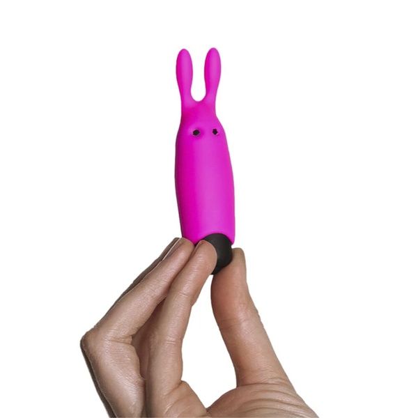 Вібропуля Adrien Lastic Pocket Vibe Rabbit Pink зі стимулюючими вушками AD33421 фото