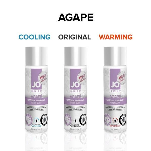 Разогревающая смазка JO AGAPE &mdash; WARMING (30 мл) без глицерина, гликоля и парабенов SO1493 фото