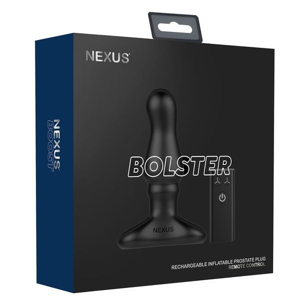 Анальная вибропробка Nexus Bolster с надувной головкой для мужчин, пульт ДУ SO6233 фото