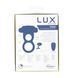Подвійне ерекційне кільце з вібрацією Lux Active-Triad - Vibrating Dual Cock Ring, пульт ДК SO5575 фото 8