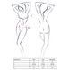 Комплект белья Passion OFELIA SET OpenBra XXL/XXXL, white, стринги, открытый лиф, широкий пояс EL13203 фото 3