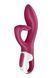 Вибратор кролик с тройным отростком Satisfyer Embrace me Berry, 2 мотора, диаметр 3,6 см SO6285 фото 1