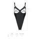 Боди из экокожи Passion CELINE BODY L/XL, black, с доступом, открытый SO6403 фото 7