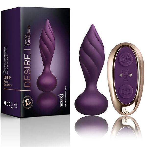 Анальна вібропробка Rocks Off Petite Sensations &ndash; Desire Purple SO5976 фото