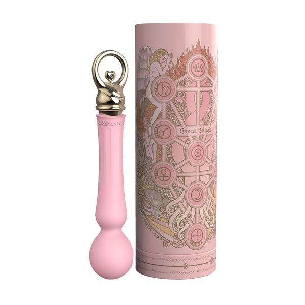 Вибромассажер с подогревом Zalo Sweet Magic - Confidence Wand Fairy Pink SO6676 фото