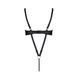 Боди из экокожи Passion CELINE BODY S/M, black, с доступом, открытый SO6404 фото 6