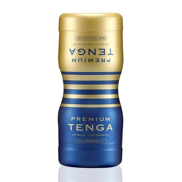 Мастурбатор Tenga Premium Dual Sensation Cup, двосторонній, з двома незалежними каналами SO5109 фото