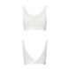 Топ с прозрачной вставкой Passion PS002 TOP S, white SO4205 фото 4
