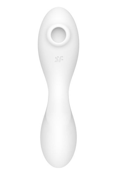 Вакуумный смарт-стимулятор с вибрацией Satisfyer Curvy Trinity 5 (White), управление со смартфона SO6725 фото