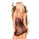 Мини-платье в горизонтальные полосы Penthouse - Ecstasy Queen Black XL SO5252 фото 2