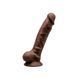 Фаллоимитатор SilexD Johnny Brown (MODEL 1 size 7in), двухслойный, силикон +Silexpan, диаметр 3,8см SO5021 фото 1