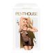 Мини-платье в горизонтальные полосы Penthouse - Ecstasy Queen Black XL SO5252 фото 3