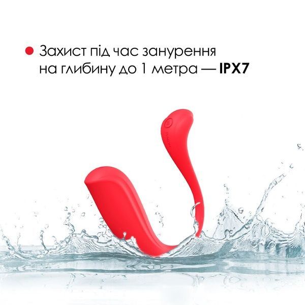 Интерактивное виброяйцо Svakom Phoenix Neo 2 Red, обновленная модель SO7325 фото