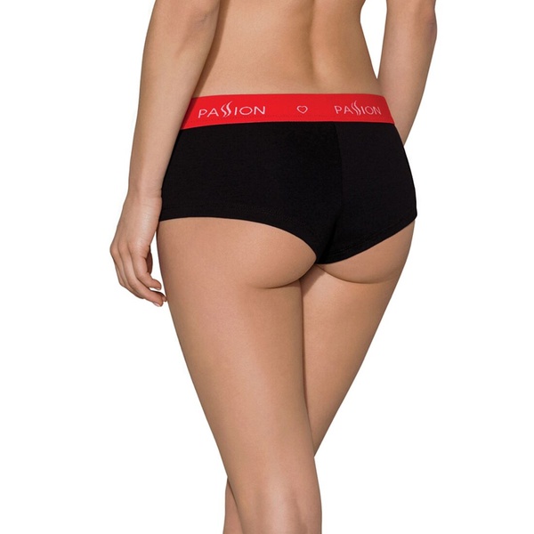 Трусики-шортики Passion PS003 PANTIES XL, black SO4210 фото