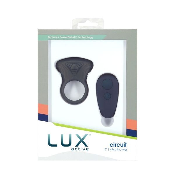 Ерекційне віброкільце Lux Active Circuit Vibrating Cock Ring, пульт ДК, 7 режимів вібрації SO6843 фото