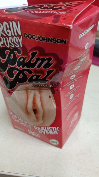 Мастурбатор-вагіна незайманої Doc Johnson Virgin Pussy Palm Pal - ULTRASKYN (м'ята упаковка) SO4539-R фото