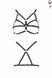 Бюстгальтер-стрепы Passion Exclusive ARMANDA BRA XXL/XXXL, black PS26803 фото 1