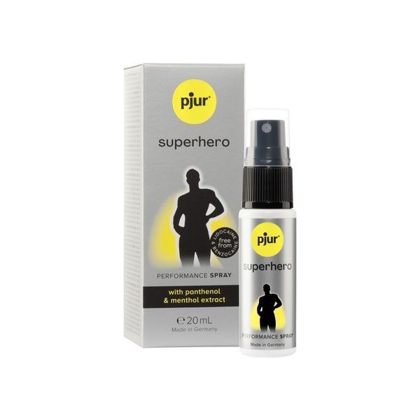 Пролонгирующий спрей pjur Superhero Spray 20 мл, впитывается в кожу, натуральные компоненты PJ10450 фото