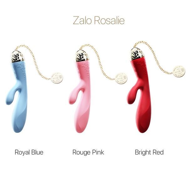 Смартвібратор-кролик Zalo &mdash; Rosalie Royal Blue SO6665 фото
