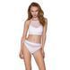Спортивный топ с прозрачной вставкой Passion PS006 TOP L, white SO4243 фото 2