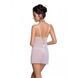 Сорочка с вырезами на груди, стринги Passion LOVELIA CHEMISE XXL/XXXL, white SO4764 фото 2