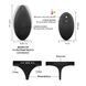 Вибратор в трусики Dorcel DISCREET VIBE XL, подогрев и пульт ДУ, трусики в комплекте SO6243 фото 4