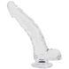 Прозрачный фаллоимитатор Alive Jelly Dildo Stallion, ТПЕ, присоска, диаметр 3,5 см, длина 22 см SO5028 фото