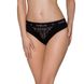 Трусики с широкой резинкой и кружевом Passion PS001 PANTIES XL, black SO4162 фото 1