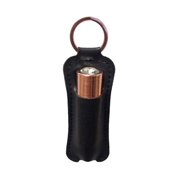 Віброкуля PowerBullet First-Class Bullet 2.5″ з Key Chain Pouch, Rose Gold, 9 режимів вібрації SO6847 фото