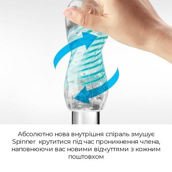 Мастурбатор Tenga Spinner 03 Shell с упругой стимулирующей спиралью внутри SO2748 фото