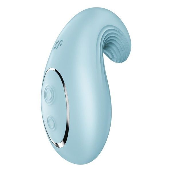 Вибратор Satisfyer Dipping Delight Light Blue, 2 мотора, гибкий кончик SO6991 фото