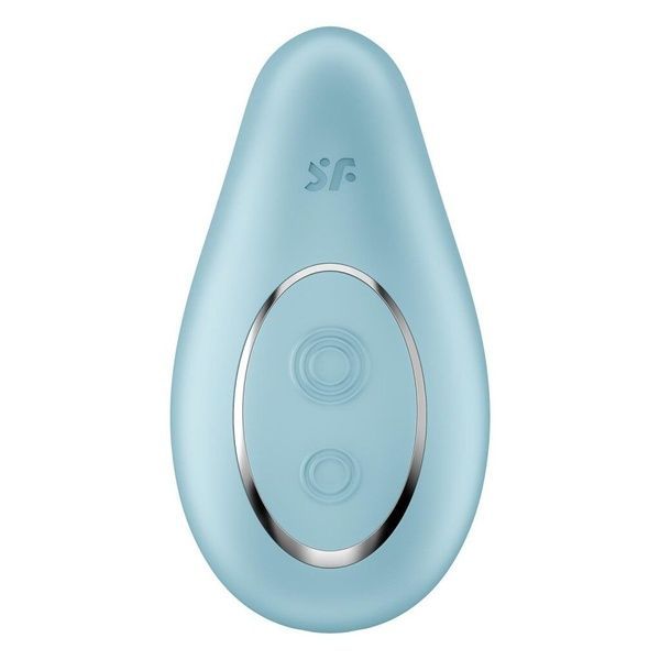 Вибратор Satisfyer Dipping Delight Light Blue, 2 мотора, гибкий кончик SO6991 фото