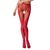 Еротичні колготки-бодістокінг Passion S007 red, гарні ажурні колготки з вирізом PSS007R фото
