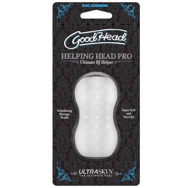 Мастурбатор Doc Johnson GoodHead &ndash; Helping Head Pro &ndash; Frost SO6069 фото