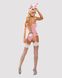 Obsessive Bunny suit 4 pcs costume pink S/M SO7254 фото 4