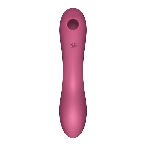 Вакуумний стимулятор із вібрацією Satisfyer Curvy Trinity 3 Red SO6117 фото