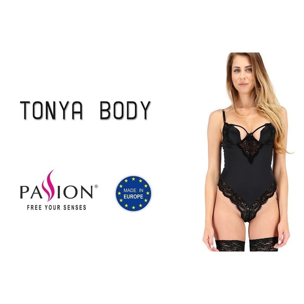 Боді TONYA BODY black L/XL - Passion Exclusive PS24101 фото