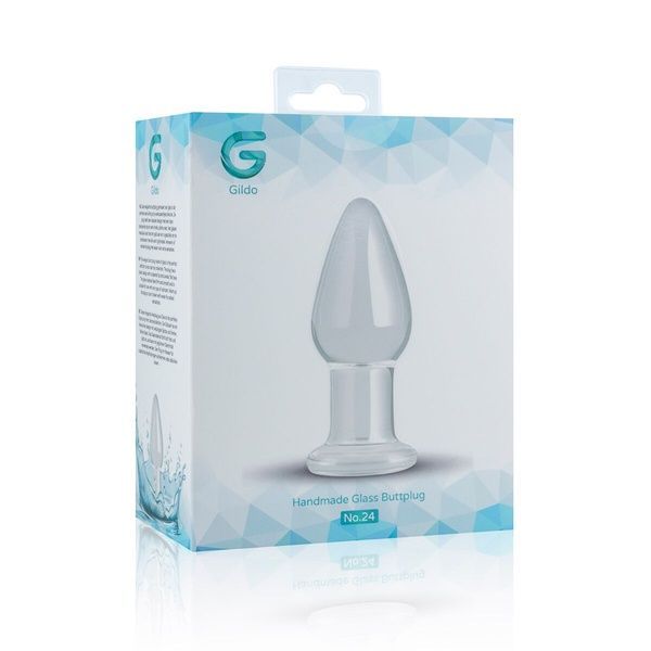 Стеклянная анальная пробка Gildo Glass Buttplug No. 24 SO4620 фото