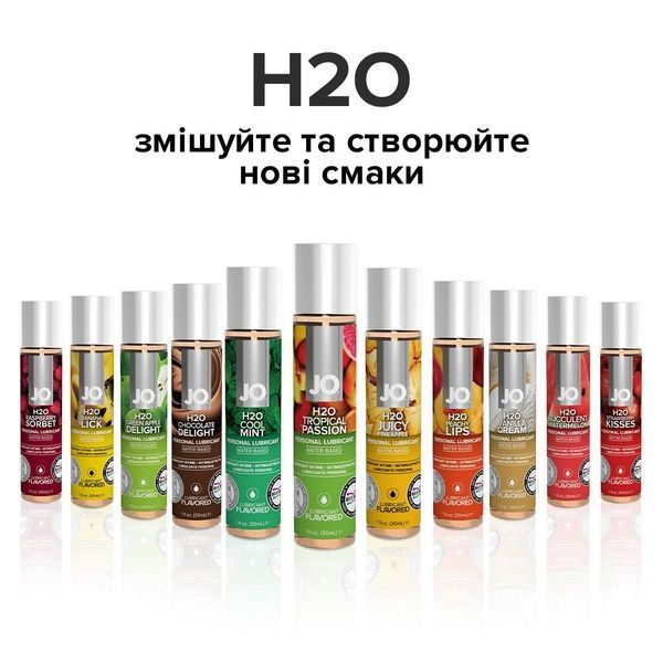 Смазка на водной основе JO H2O &mdash; Tropical Passion (60 мл) без сахара, растительный глицерин SO5227 фото