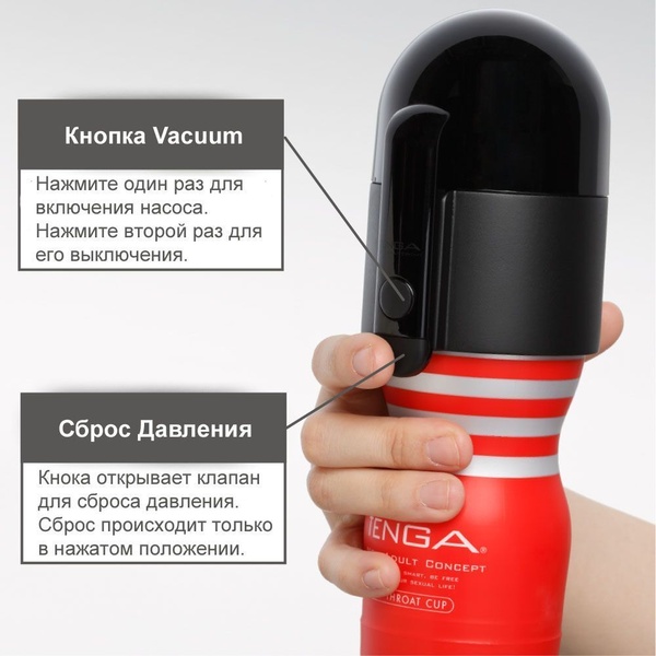 Вакуумна насадка Tenga Vacuum Controller, єдиний, що смокче (без мастурбатора) SO7122 фото