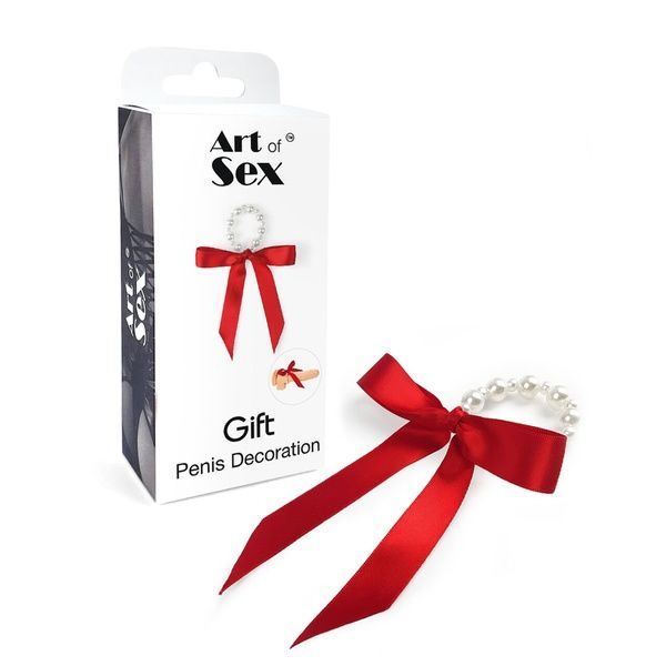 Украшение на пенис с жемчугом &laquo;Подарок&raquo; Art of Sex - Gift SO6792 фото