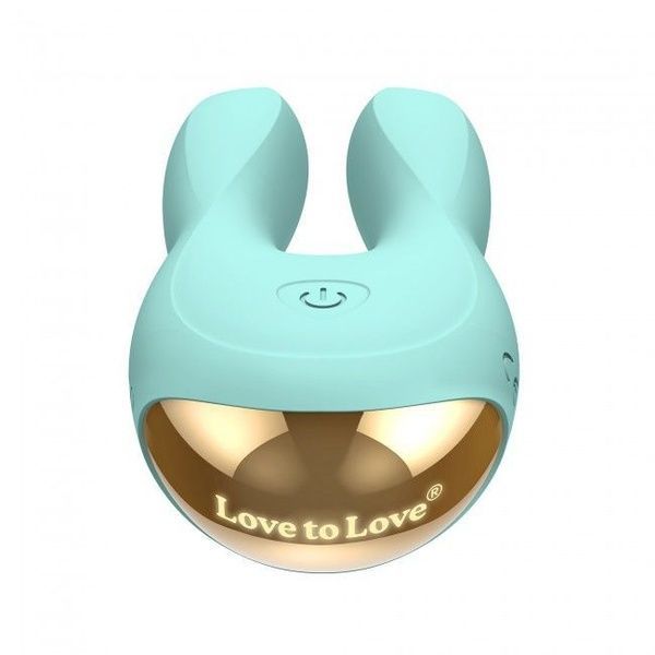 Вибратор-кролик Love To Love Hear Me Menthe с двумя моторчиками и разноцветной LED-подсветкой SO3082 фото