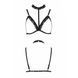 Бюстгальтер-стрепы с чокером Passion Exclusive SHELLY BRA XXL/XXXL, black SO6420 фото 5