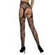Эротические колготки-бодистокинг Passion ECO S001 black, с доступом, декор бабочки, подвязки SO7084 фото 2